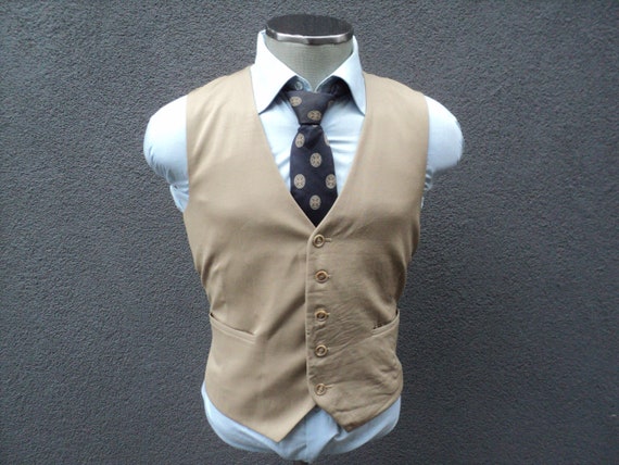 Mens Vest / Mens Waistcoat Size 40 Medium Med M /