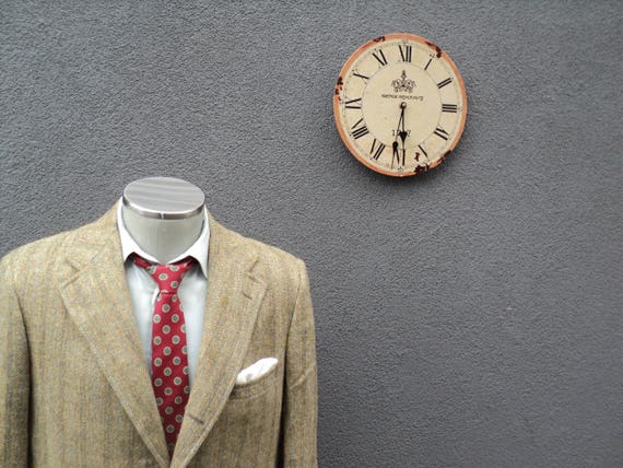 1960s BROOKS BROTHERS Tweed Suit Jacket / 60s Vintage Brooks