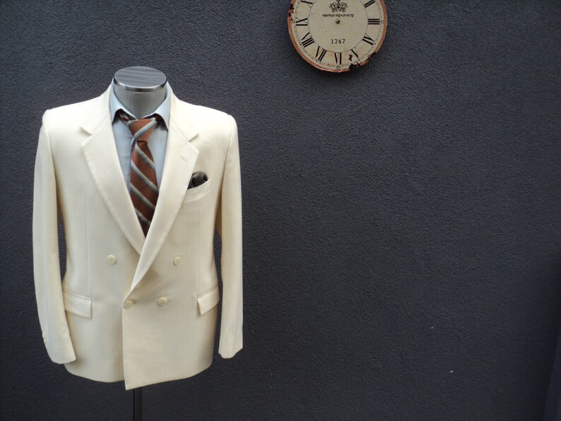 mens striped blazer vintage