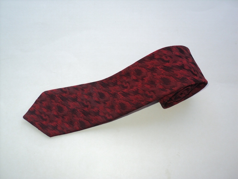 1960s Vintage Slim Tie Mens Tie Slim Necktie Mid Century Vintage Mad Men