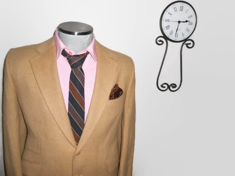 mens camel hair blazer