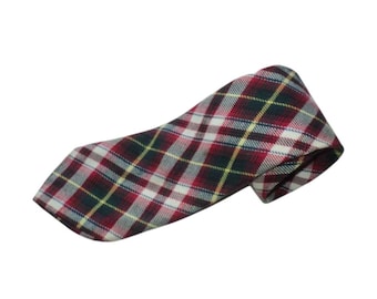 Corbata escocesa vintage de tartán / Corbata de lana escocesa
