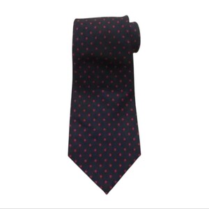 Polo By RALPH LAUREN Polka Dot Necktie / All Silk Tie / Made in USA / Mens Tie