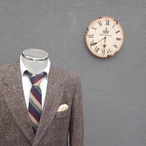 1980s HARRIS TWEED Sports Jacket, 80s Vintage Harris Tweed Jacket, Brown Tweed Blazer 40R Medium, 100% Virgin Scottish Wool Sport Coat