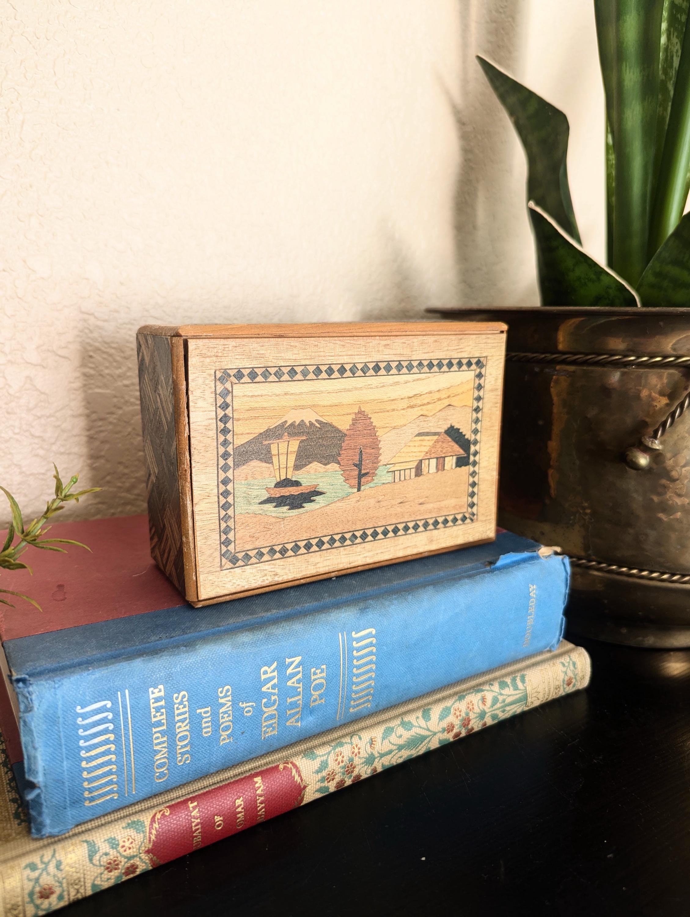 Japan Marquetry Box - Etsy
