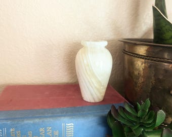 White Onyx Bud Vase