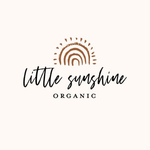 prefabricado boho logo diseño sunset sunrise sunshine naturaleza dibujado a mano niños niños fotografía orgánica fotógrafo aceite esencial blog