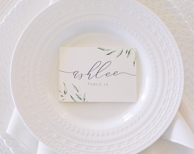 Menu, Place Cards & More Brown Fox Creative