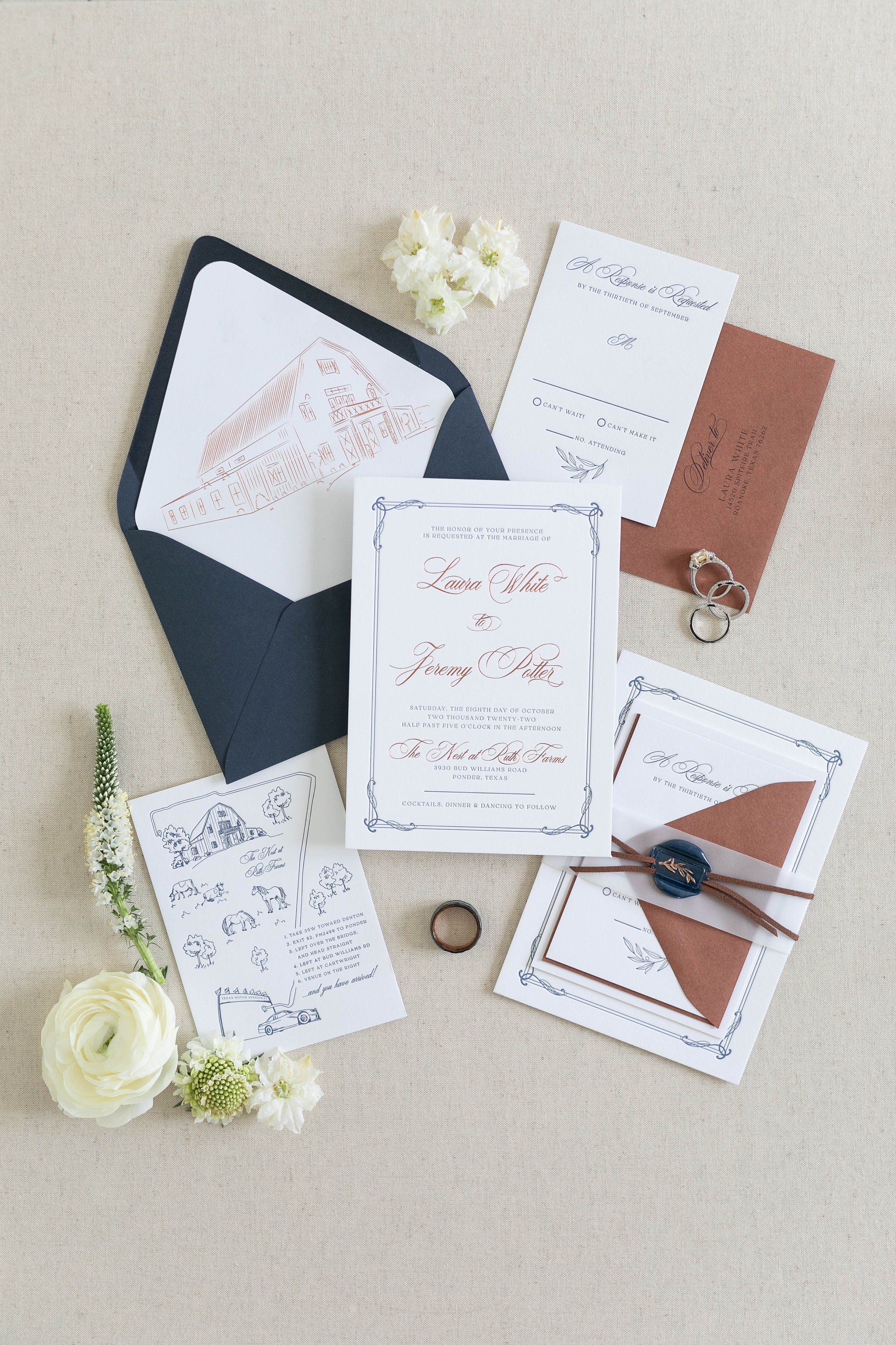 Personalized Vellum Envelopes Envelopes for Wedding Invitations