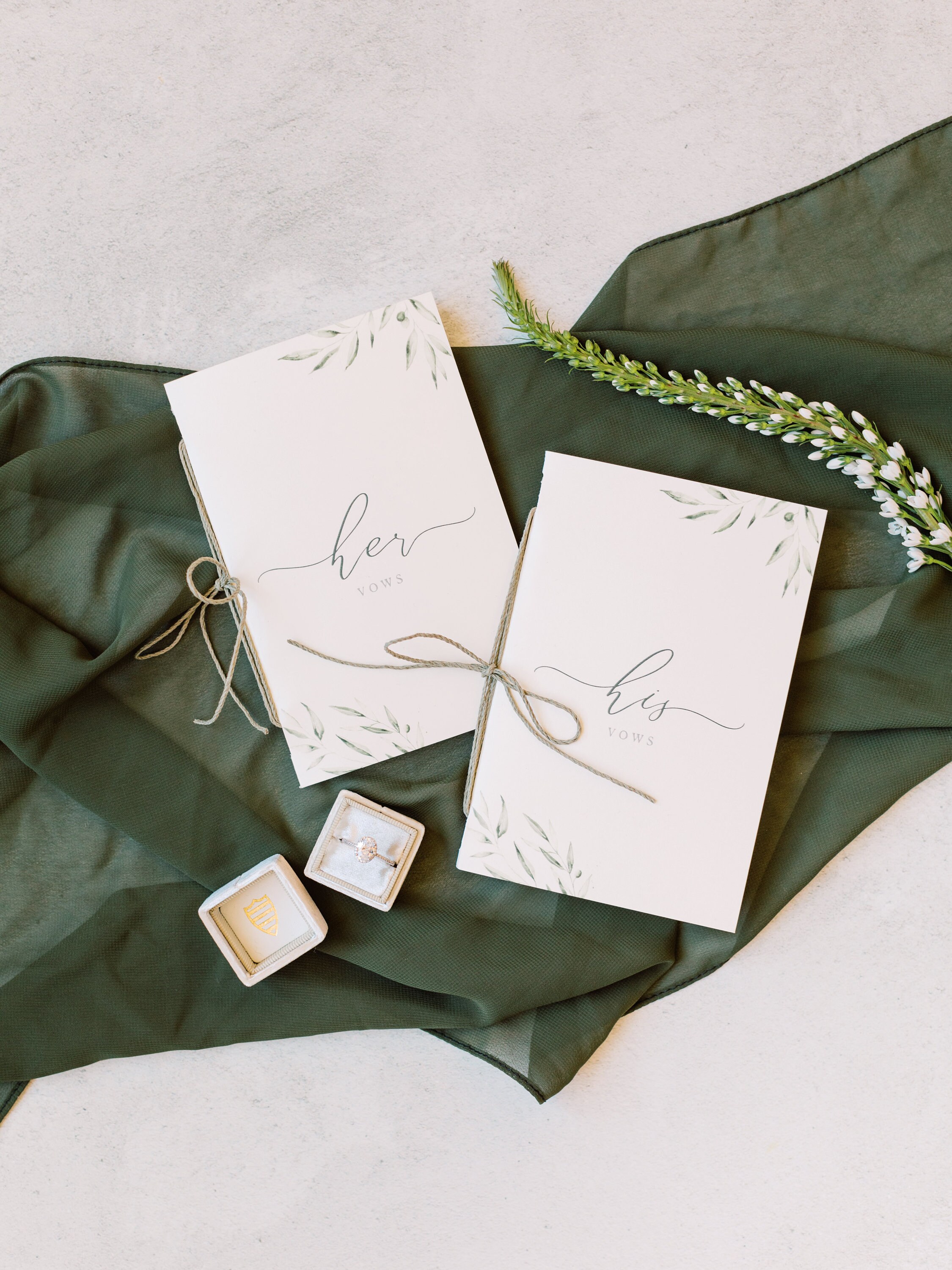 ADDON ORDER Modern Wedding Invitation with Water Color Greenery in Green and Grey with