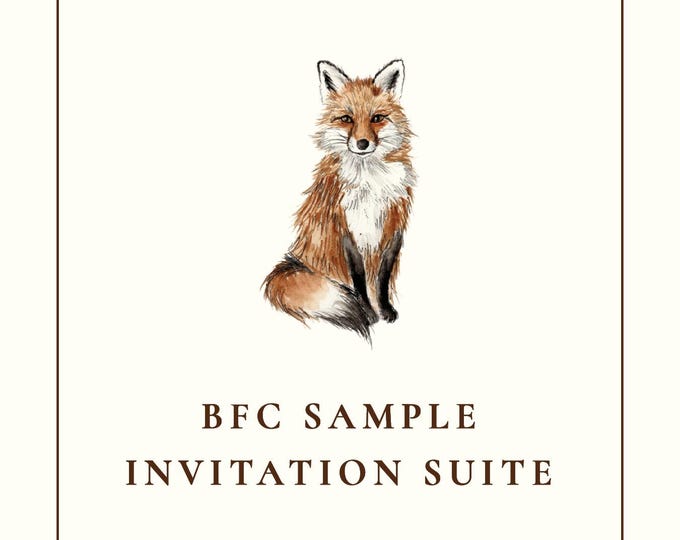 Sample Invitation Suite
