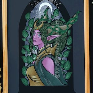 ASPECT OF DREAMS | Ysera Green Dragon Aspect Inspired Art Print | World of Warcraft Dragonflight | Gift for Gamers, D&D and Fantasy Lovers