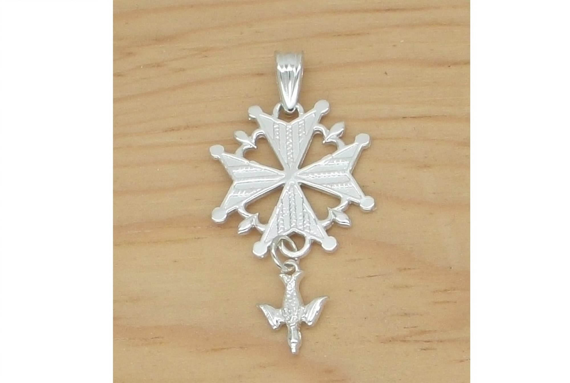 Heritage Huguenot Cross Necklace Pendant Etsy