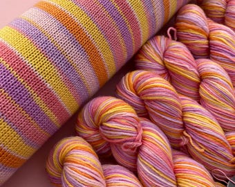 SELF STRIPING YARN - Painted Summer Skies -