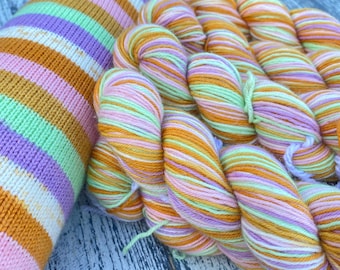 SELF-STRIPING YARN ! -  Tutti Fruity