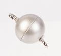 Stainless Matte Magnetic Clasp in Three Sizes - 8mm, 10mm, and 12mm
