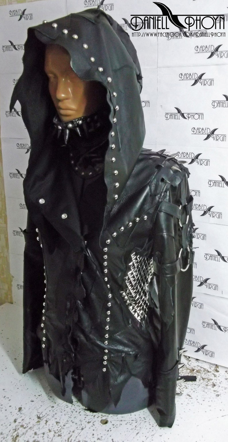 Black Frankenstein Leather Jacket Image 0
