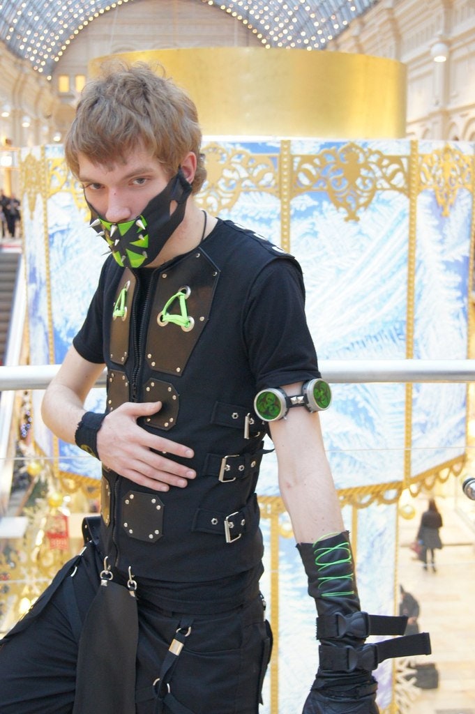 Cyber Goth Vest Etsy