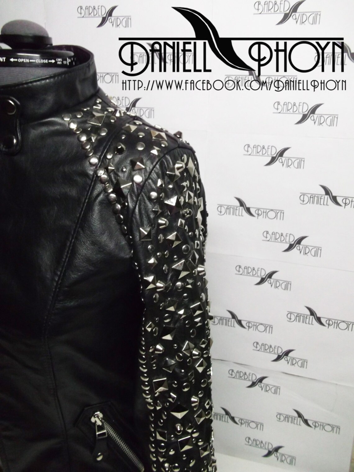 Genuine Leather Jackets with studs Etsy