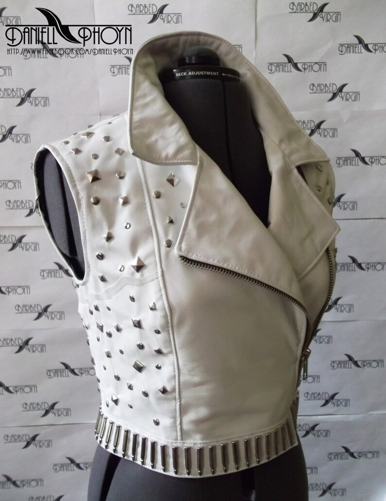 Genuine Leather Vest Etsy