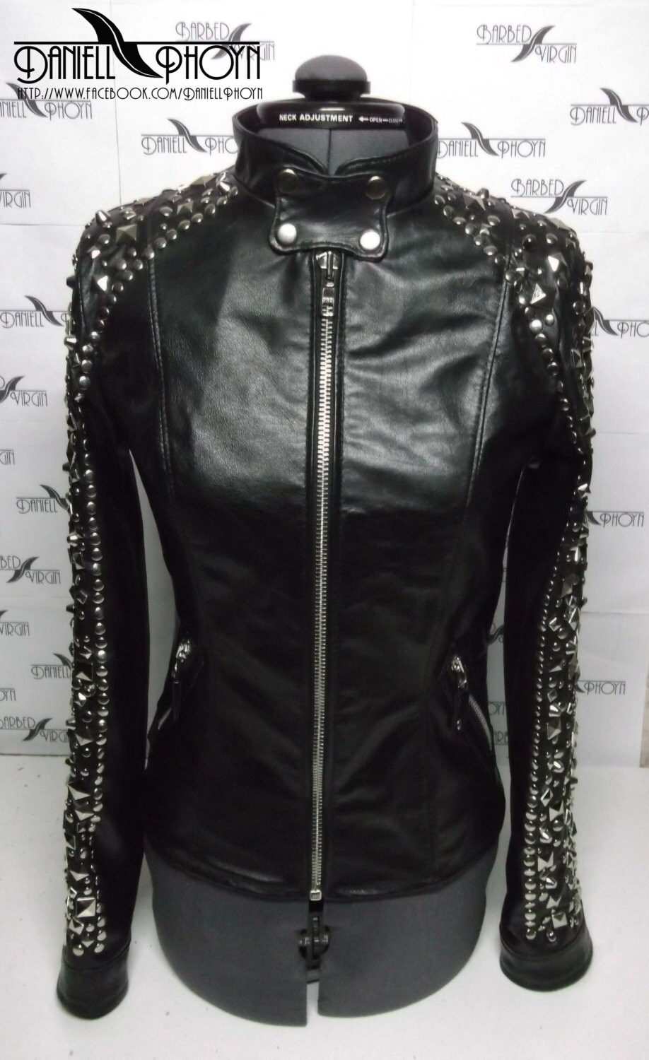 Genuine Leather Jackets with studs Etsy