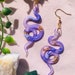 see more listings in the Snake Earrings section