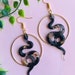 see more listings in the Snake Earrings section