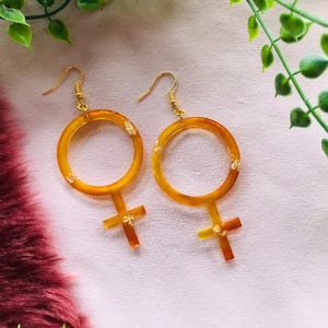 Minimalist Feminist Earrings – Handmade Equality Jewelry