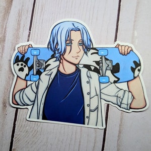 Anime Sticker Waterproof Anime Manga Stickers SK8 Gift Stickers Vinyl Vivid Colors Dishwasher Safe Fade Resistant Decal 4 inch Reki