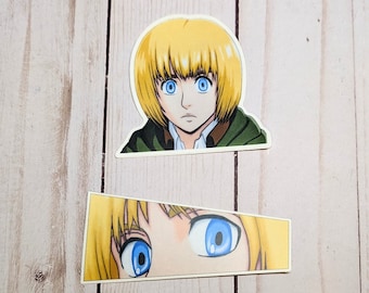 Anime Sticker Set of 2 inch eyes Vinyl Waterproof Anime Manga Stickers Decal Dishwasher Safe