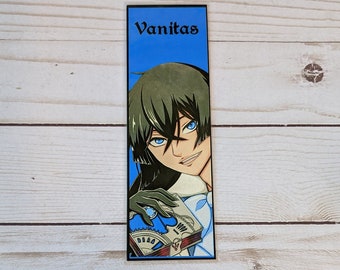 Anime Glossy Laminowana zakładka Vanitas Dwustronne zakładki Laminowana zakładka do książek do czytania książek Anime Manga