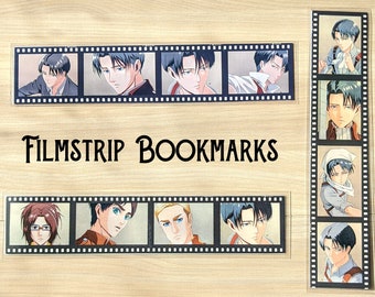 Glossy Filmstrip Laminated Bookmark Unique Anime Bookmark Reading Book