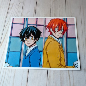 Glossy SasaMiya 8x10Anime Manga Vivid Photo Sasaki Miyano Miya yaoi bl fujoshi