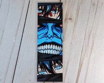 Anime Manga Glossy Laminated Bookmark Unique Anime Bookmark Reading Book Solo