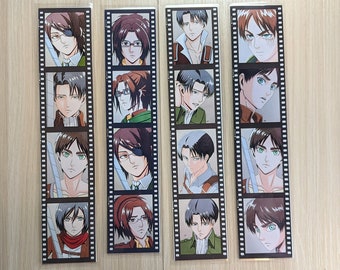 Glossy Filmstrip Laminated Bookmark Unique Anime Bookmark Reading Book