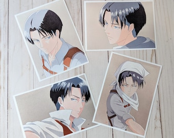 Mini Print Set of 4 (5x7s) Anime Manga prints art glossy