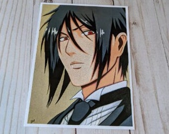 Glossy Art Print 5x7 or 8x10 Gloss Print Anime Prints Manga Poster Photo Gift Birthday Drawing