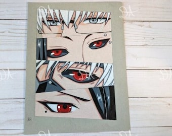 Pencil Anime Drawing - Etsy Pencil Anime Drawing - Etsy