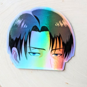 HOLO Peeker Sticker Waterproof Holographic Anime Manga Stickers
