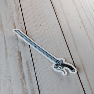 Clear Sword Sticker Waterproof UV Resistant  Anime Manga