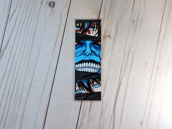 Anime Manga Glossy Laminated Bookmark Unique Anime Bookmark Reading Book Solo