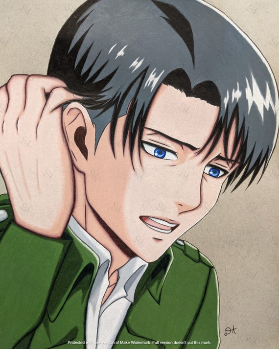 5x7 Levi Ackerman Gloss Print Attack On Titan Shingeki No Etsy 5x7 Levi Ackerman Gloss Print Attack On Titan Shingeki No Etsy