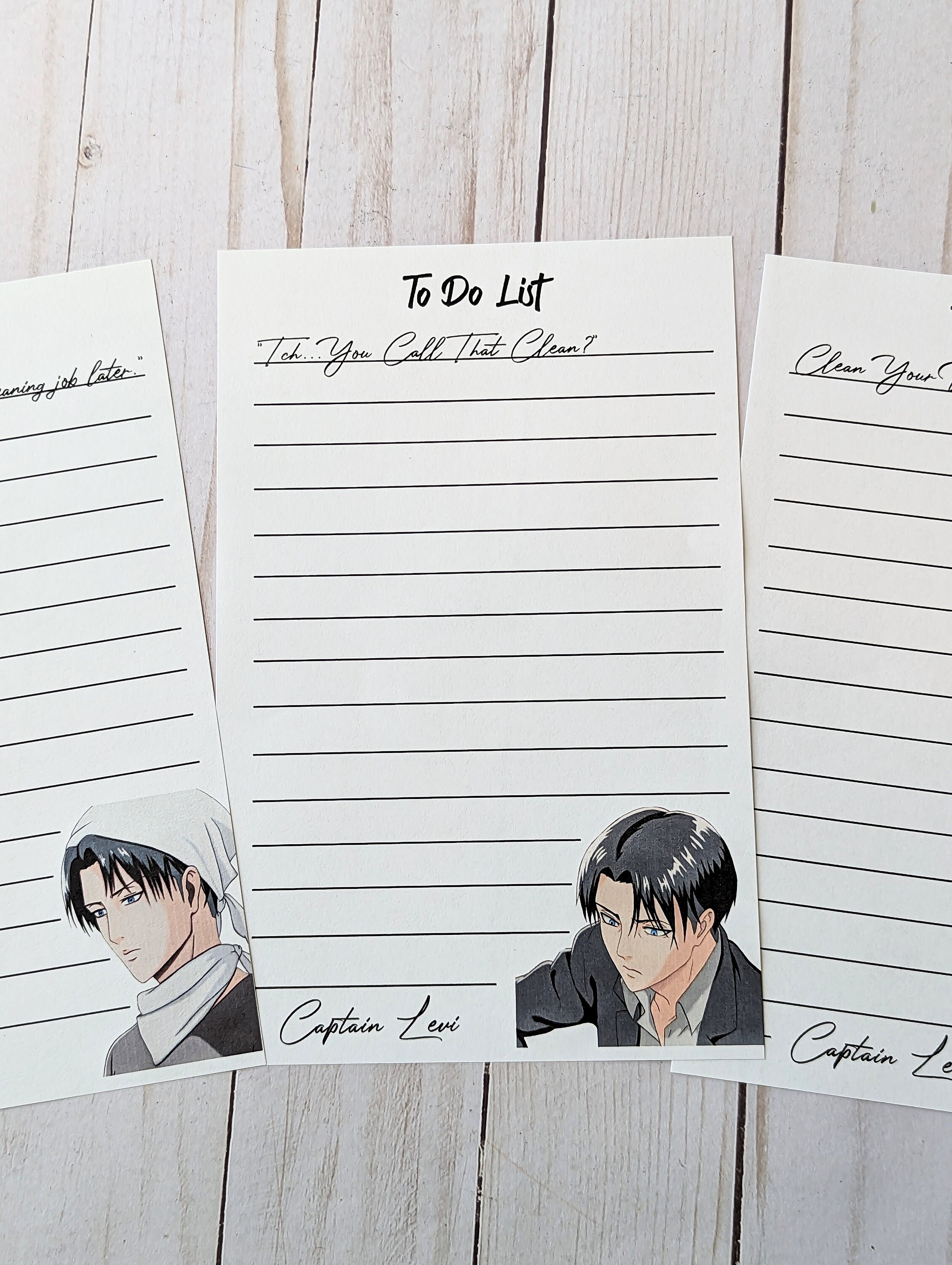 Handbound Notepad 50 Pages Captain Notes Note Pad Anime Manga Journal ...