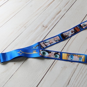 Eyes Lanyard Anime Manga Key Holder Keys ID Badge Card 18 inch clip keychain
