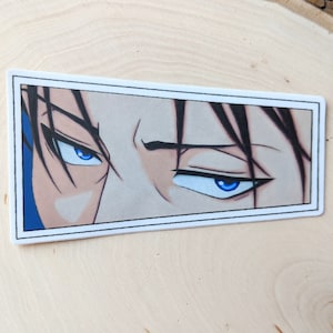Eyes sticker manga vinyl 4 or 6 inch inch Anime Manga waterproof Stickers Slap Holographic Holo