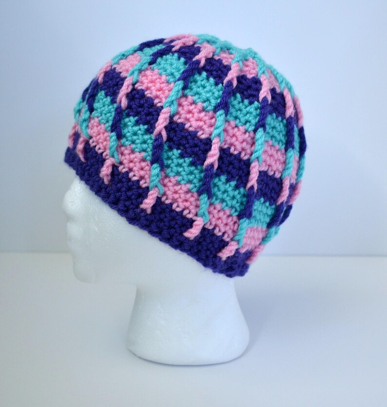 Crochet Girls Color Dip Beanie Ready to Ship Beanie Girls - Etsy