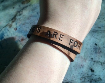 Mornings are for Coffee and Contemplation Fandom Inspired Wrap Leather Bracelet