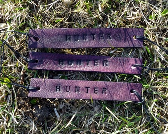 Sale Fandom Inspired Hunter Tie Up Leather Fandom ID Bracelet