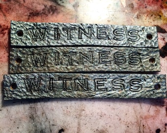 Witness fandom inspired leather tie up bracelet