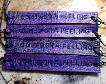 Hooked on a Feeling Fandom Inspired Tie Up Leather Fandom ID Bracelet